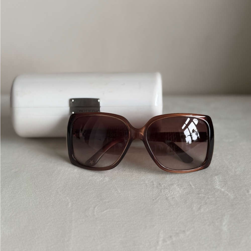 Jimmy Choo Brown Sunglasses